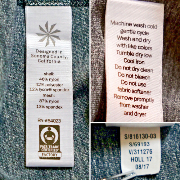 Athleta Size M Chaturanga Crop Leggings Capri Length Heather Gray - Picture 9 of 9